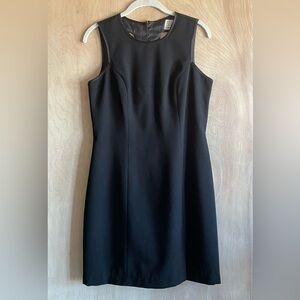 Sue Wong Studios Dress Sheath Back Cutouts Black Sleeveless Sz:S